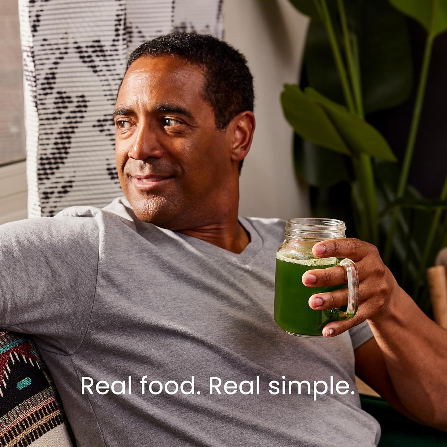 Live It Up Super Greens Powder All-Natural Plant-Based Superfood 60 Servings